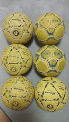 Mikasa ハンドボール イエロー 6個セット　3号