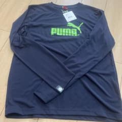 PUMA ネイビー 長袖Tシャツ Lサイズのサムネイル