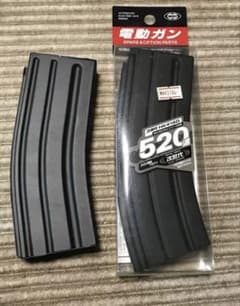 東京マルイ 次世代電動ガン HK416D用 520連マガジンとノーマルマガジン