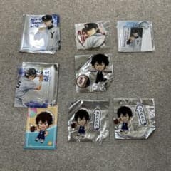 新品　ダイヤのA　ミニキャラアクスタ　真田俊平　轟雷市 8点セット 新品 ダイヤのA ミニキャラアクスタ アクキー 真田俊平 轟雷市 8点