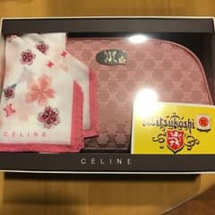 olive様専用です。セリーヌ 化粧ポーチ、ハンカチセットのサムネイル