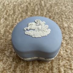 Wedgwood ウェッジウッド ジャスパーウェア 小物入れ ブルーのサムネイル