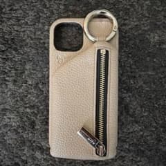 [인기] ajew iPhone15 케이스 베이지 지퍼 포함