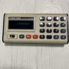 CASIO MINI CM-605 電卓 カシオミニ 昭和レトロ - メルカリ