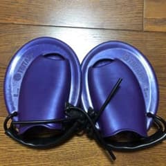 水泳練習用具   トライタンフィン　紫　18-21cmのサムネイル