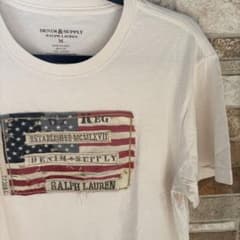 極美品】デニム＆サプライ ラルフローレン 星条旗パッチ Tシャツ
