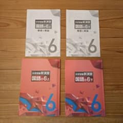 中学受験 新演習 国語 小6 上下セット - メルカリ