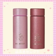 スタバ バレンタイン2026 ステンレスボトルグリッターピンク＆レッド 2