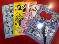 くら寿司　bt21 クリアファイル　4枚セットのサムネイル