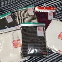 Chanrinchanさま専用！！ユニクロ ヒートテックまとめ売りのサムネイル