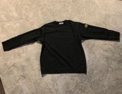 確実正規品　STONE ISLAND ブラック トレーナーのサムネイル