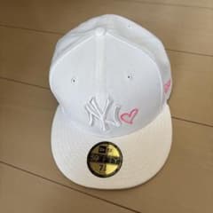 NYヤンキース　ロゴ ホワイトキャップ 59FIFTYのサムネイル