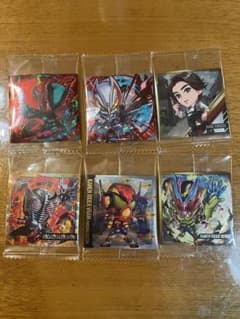 ウエハース　仮面ライダー ステッカー 6枚セットのサムネイル