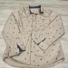 H&M ベージュ　長袖シャツ フォーマルのサムネイル