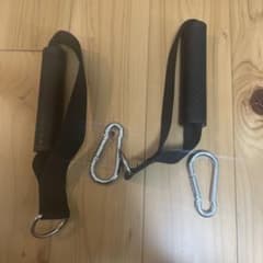 トレーニングハンドル カラビナ付きのサムネイル