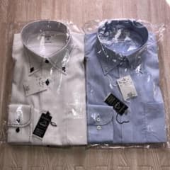 SHIRTS CODE★長袖ビジネスシャツ超お得な2枚セット★おまけ付きのサムネイル