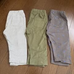 西松屋　レギンス　7分丈　3点セット 95cmのサムネイル