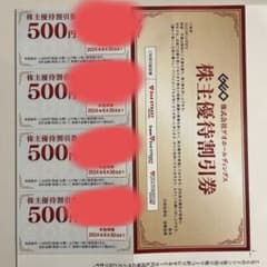 ゲオ　セカンドストリート　株主優待割引券　株主優待のサムネイル
