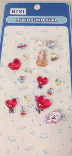 BT21 PUKUPUKU SEAL ステッカー シール　テテTATAのサムネイル