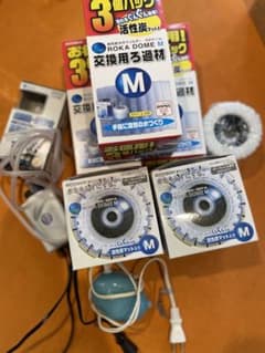 寿工芸 ろかドームM2個　ろ過材　おまけ＋水作 水心 エアポンプ中古品のサムネイル