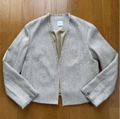 【Spick and Span】スピックアンドスパン　コンビツイードジャケットのサムネイル
