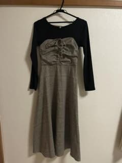 リリーブラウン　チェックワンピース　セット売りやってます！のサムネイル