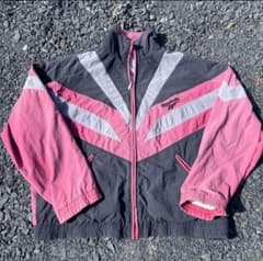 希少 早い者勝ち！Reebokナイロントラックジャケットビンテージ ブルゾンのサムネイル