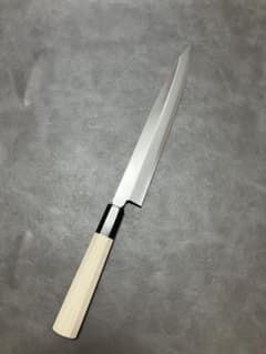 柳刃包丁 モリブデン鋼 240mm 水牛八角柄 刺身包丁 和包丁 片刃［303