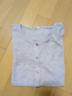長袖 シアーカーディガン M