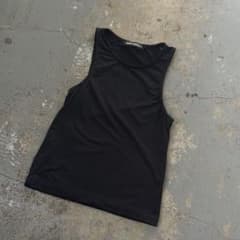 OUR LEGACY wave tank タンクトップ　クロップド　ブラックのサムネイル