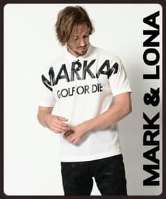 MARK&LONAマークアンドロナ☆ビッグロゴプリント ポロシャツ②のサムネイル