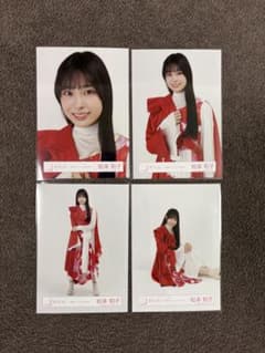 松本和子 櫻坂46 新参者 赤緑 赤白 水 摩擦係数 ギンガム 生写真 コンプ 櫻坂46 松本和子 新参者 二〇二五 赤白衣装 4種コンプ - メルカリ