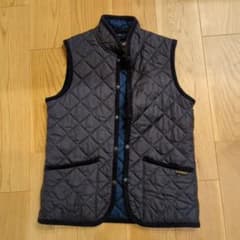 LAVENHAM キルティングベスト ネイビー