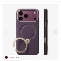 TORRAS iPhone用 スタンドケース バーガンディ 18pro max用のサムネイル