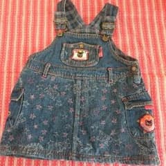 デニムジャンバースカート 95㎝のサムネイル
