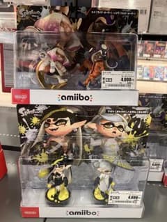 Price is firm. Splatoon 3 amiibo (Tentacles & Squid Sisters)