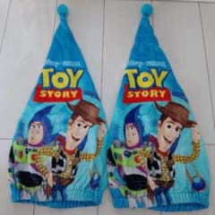 中古Disney Pixar Toy Story ヘアドライタオル 2枚セットのサムネイル