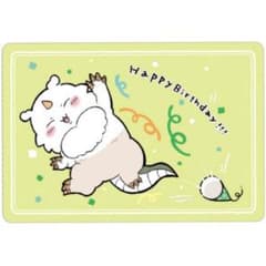 シーサー＆あのこ★コレクションカードグミ★おたんじょうびカード★セット 新品☆ちいかわ【あのこ】コレクションカードグミ☆おたんじょうび