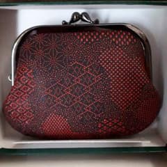 印傳　財布　がま口のサムネイル