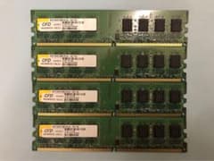 CFD  PC2-6400(DDR2-800) 1GBメモリx4枚　パソコン用のサムネイル