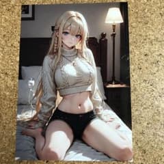 AIオリジナル作品イラストポスター　中古品　おまとめ10枚セットのサムネイル