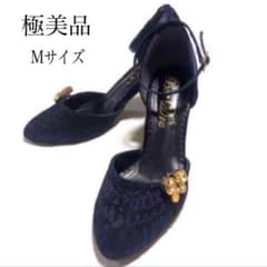 極美品　レディース　フォーマルパンプス　結婚式　卒業式　成人式　2次会　Mサイズ