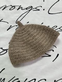 ハンドメイド ベビー キッズ ニット帽子 ドングリ帽子のサムネイル