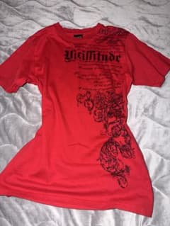 サ*ー様 ギャル男 00s グランジ 赤Tシャツ 即購入可のサムネイル