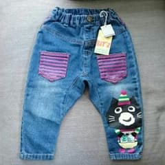 BIT' デニムパンツ 新品未使用 80 定価2700円のサムネイル