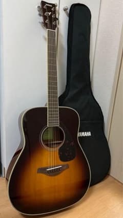 YAMAHA FG820BS アコースティックギター ケース付き　手渡し限定 YAMAHA FG820BS アコースティックギター ケース付き 手渡し限定 - メルカリ