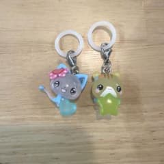 平成ファンシーキャラクターズ　めじるしアクセサリー　らびちゃん＆みゅーちゃんのサムネイル