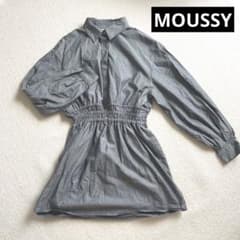 MOUSSY 長袖シャツワンピース　ミニワンピ　y2kのサムネイル