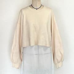 archives（アルシーヴ）　短丈ニットプルオーバー レディース 長袖ニット