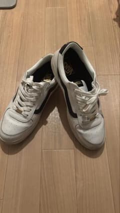 27cm VANS スニーカー ホワイト/ブラック ゴールドロゴのサムネイル